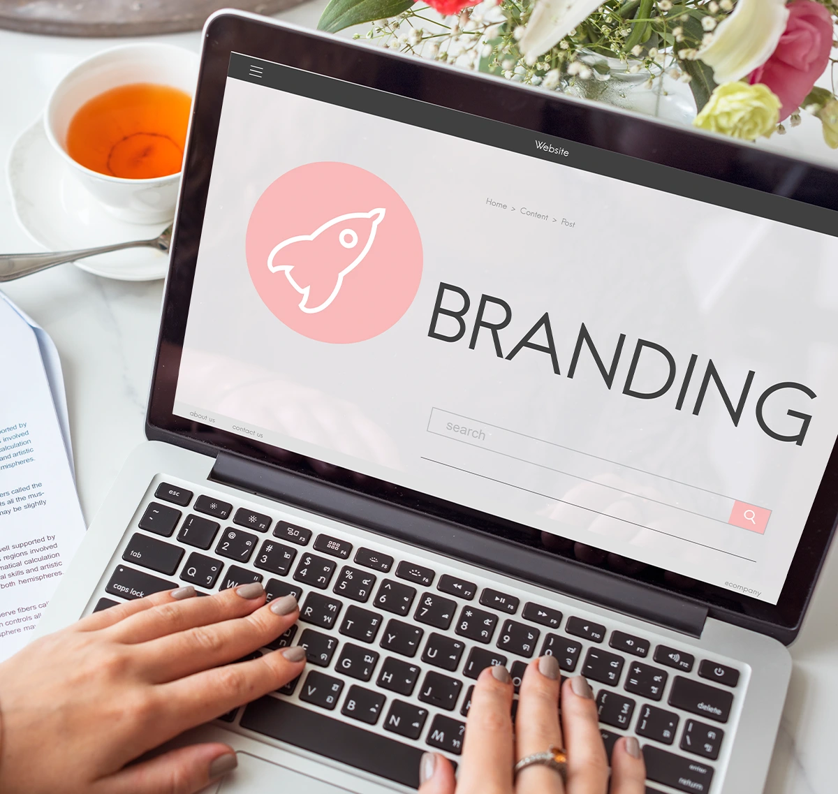 branding copyright design spaceship graphic concept