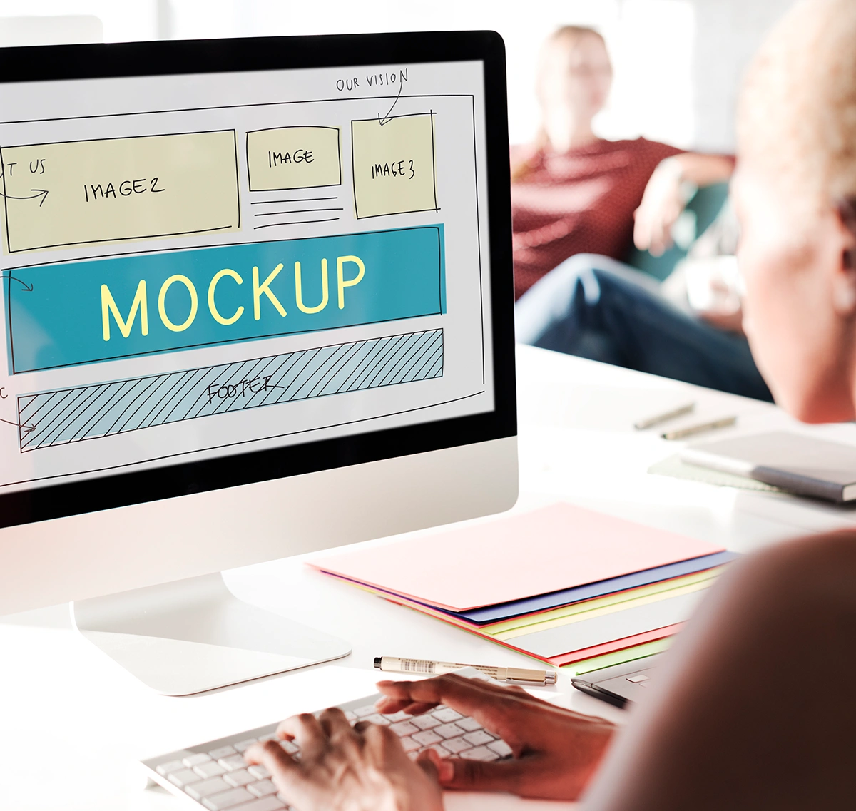 mockup object imitate model replica design reproduce concept